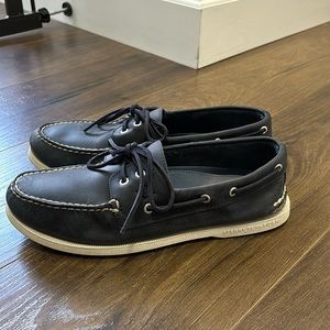 Mens navy blue Sperry Top Slider